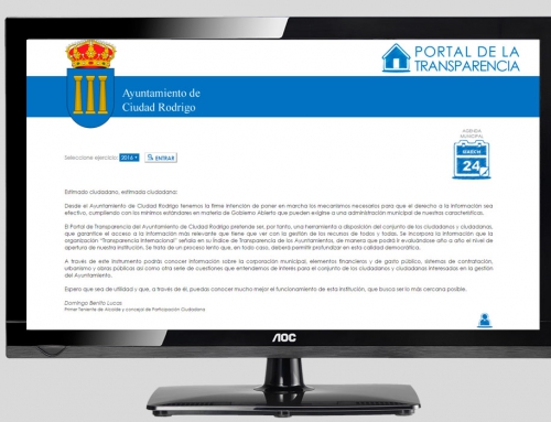 Portal de la Transparencia del Ayuntamiento de Ciudad Rodrigo